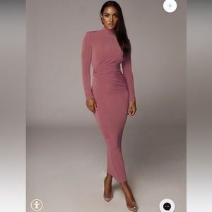 Kara Mock Neck Dress